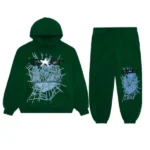 Sp5der Web Tracksuit Hunter Gree