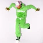 Sp5der Websuit Sweatpant Green - Image 2