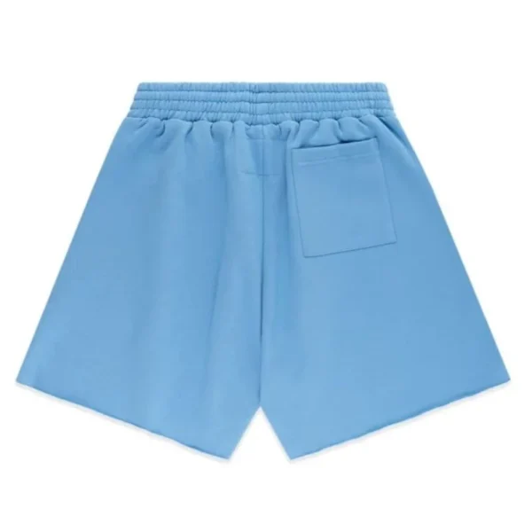 Sp5der OG Web V2 Sweat short Dusty Blue - Image 2