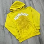 Sp5der Websuit Hoodie Yellow - Image 2