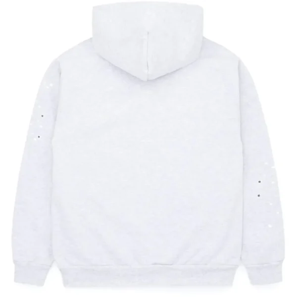 Sp5der OG Web Hoodie Heather Grey - Image 2