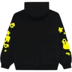Sp5der Beluga Hoodie Onyx/Yellow - Image 2