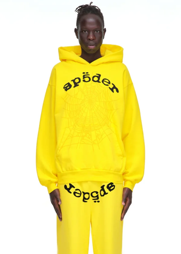 Sp5der LEGACY Tracksuit Yellow - Image 3
