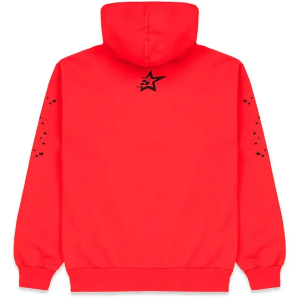 Sp5der P*NK V2 Hoodie Red - Image 2