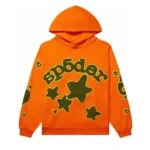 Sp5der Beluga Tracksuit Orange - Image 2