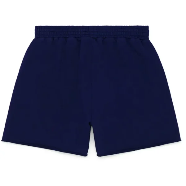 Sp5der OG Web Logo Sweat Short in Navy - Image 2
