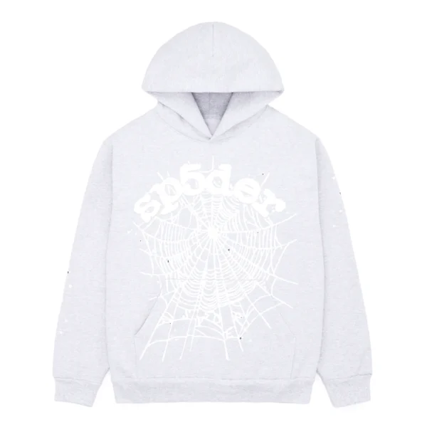 Sp5der OG Web Tracksuit Heather Grey - Image 2