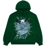Sp5der Web Tracksuit Hunter Gree - Image 2