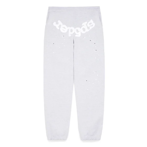 Sp5der OG Web Tracksuit Heather Grey - Image 3