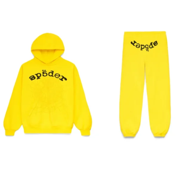 Sp5der LEGACY Tracksuit Yellow - Image 1